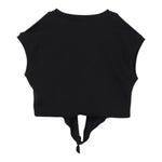 Pinko T-Shirt Girocollo Tinta Unita con Logo per Bambina KFTS004X NERO PINKO 