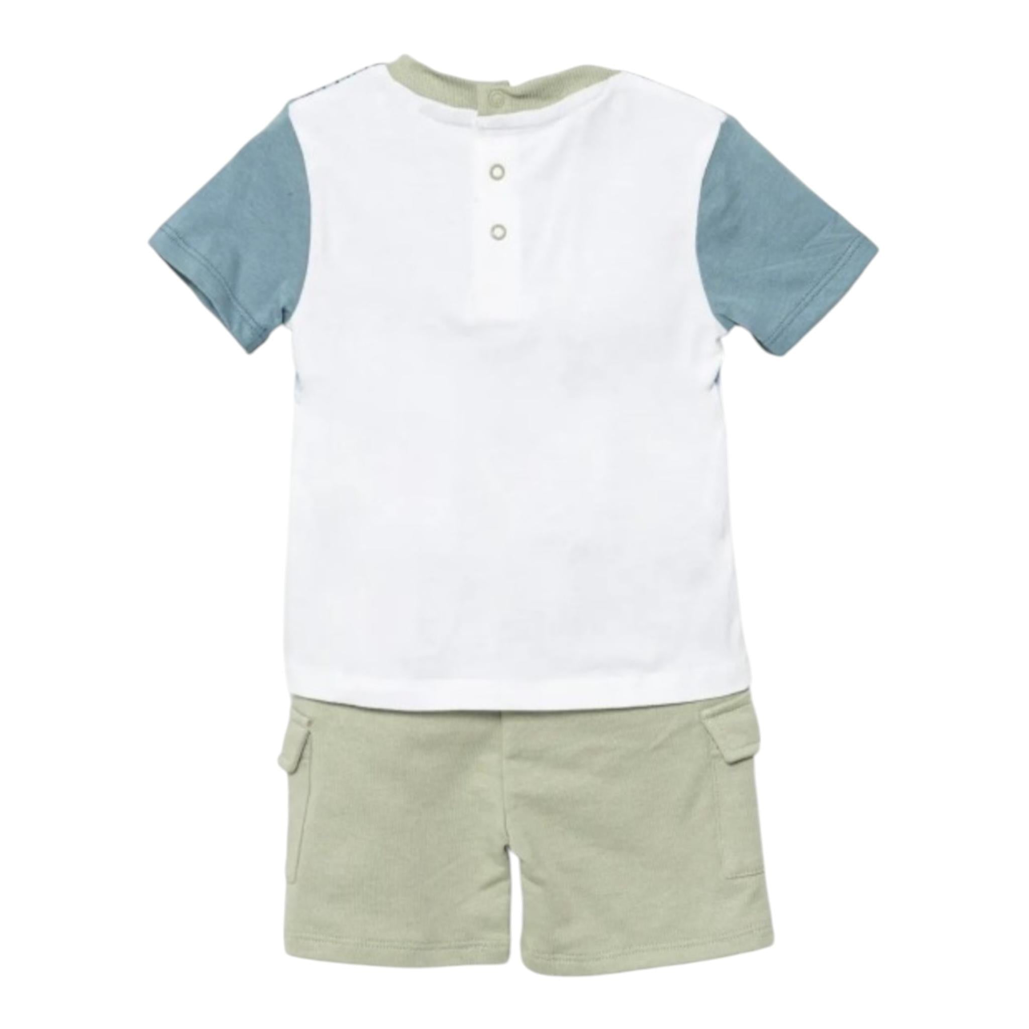 Guess Completo 2 Pezzi T-Shirt-Bermuda per Bambino N5RG078HM4 BIANCO GUESS 