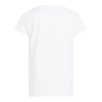 Calvin Klein T-Shirt Girocollo Tinta Unita con Logo per Bambina IG0IG02530 BIANCO CALVIN KLEIN 