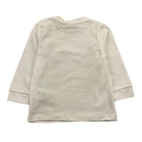 M+E' shirt girocollo tinta unita con stampa in contrasto Bianco per Neonato UEM0439X BIANCO M+E' 