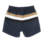 Boss Costume Tinta Unita con Logo per Neonato J51975N BLU BOSS 