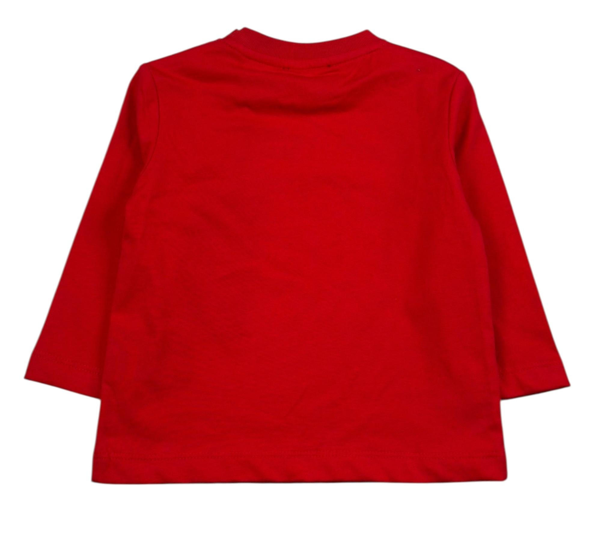 John Richmond Shirt Girocollo Tinta Unita con Stampa per Neonato RIP26130TS ROSSO JOHN RICHMOND 
