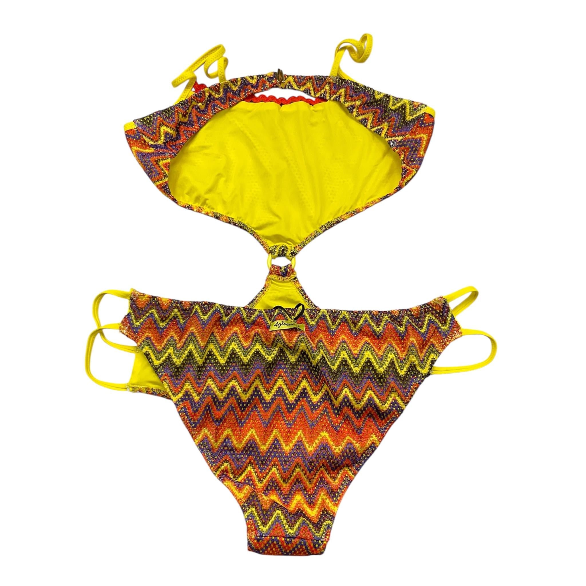 4Giveness Costume Intero Tinta Unita con Fantasia per Bambina FGBG3910 MULTICOLOR 4GIVENESS 