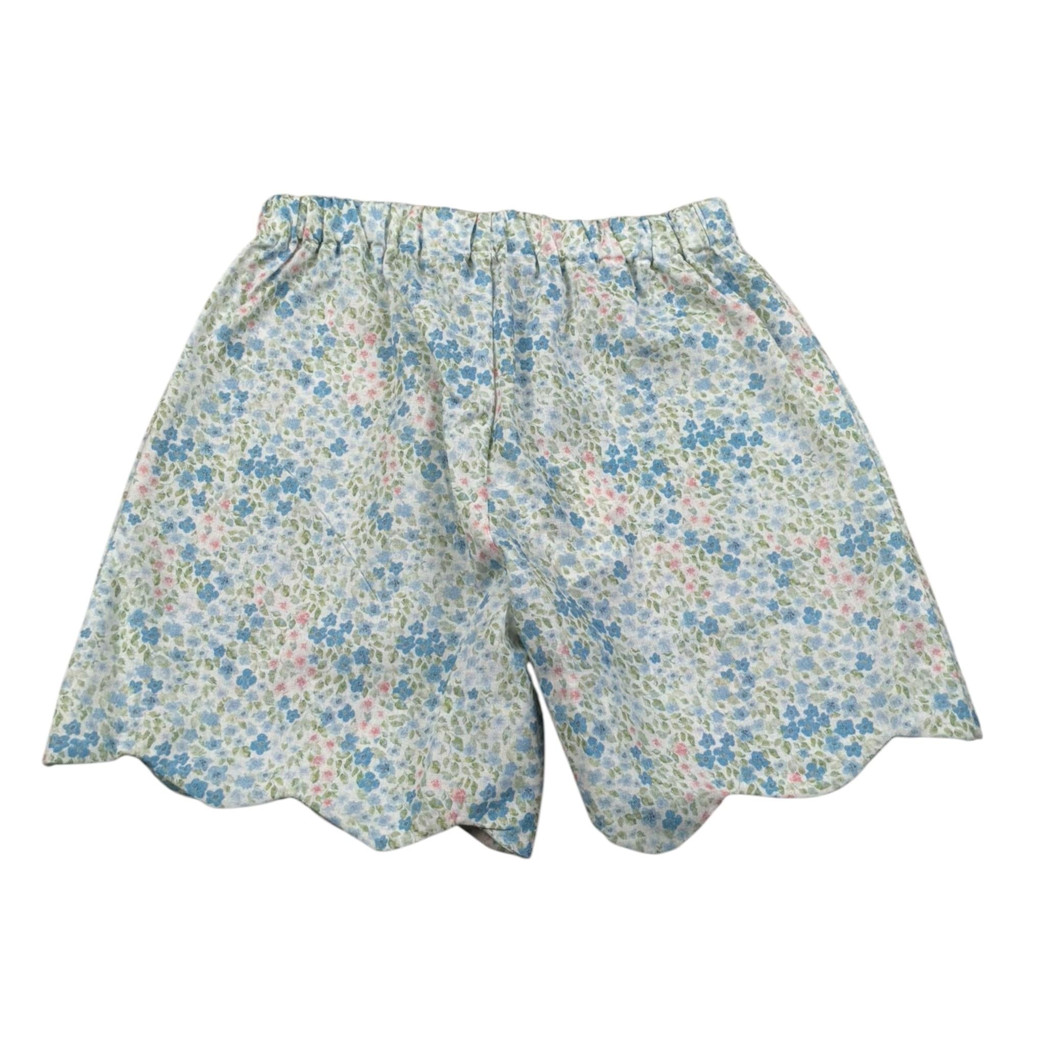 Per Te Short Tinta Unita Fantasia Floreale per Bambina 34307J BIANCO PER TE 