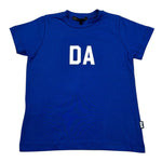 Daniele Alessandrini T-Shirt Girocollo Tinta Unita con Stampa per Bambino 1296M00270JX BLU DANIELE ALESSANDRINI 
