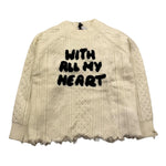 TO be too maglia tinta unita con stampa Panna per Bambina TFBF24M603X PANNA TO be too 