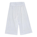 Liu Jo Pantalone Tinta Unita Modello Palazzo per Neonata KA5063N BIANCO LIU JO 