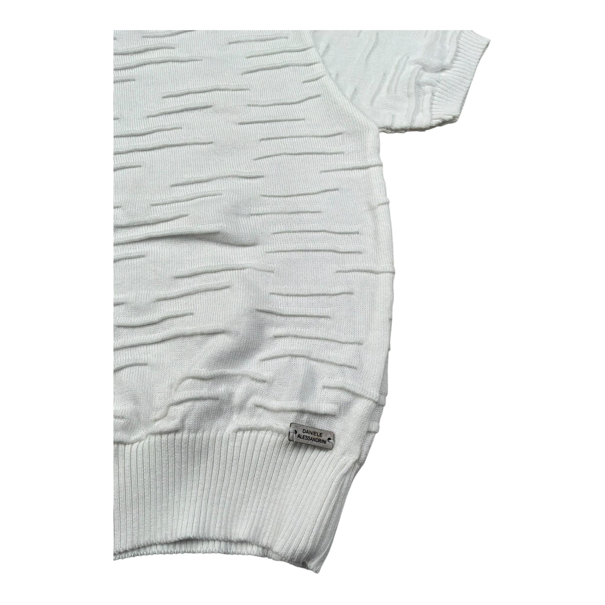 Daniele Alessandrini T-Shirt Girocollo Tinta Unita per Bambino 1236W00309 BIANCO DANIELE ALESSANDRINI 