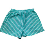 Saint Barth Short Tinta Unita con Elaatico In Vita per Bambina BODY VERDE ACQUA SAINT BARTH 