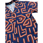 Never Too Camicia tinta unita con Fantasia Blu per Bambino NT2390B BLU NEVER TOO 