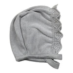 Mac Ilusio'N Cappello Tinta Unita con Ricami per Neonata G032 GRIGIO MAC ILUSIO'N 