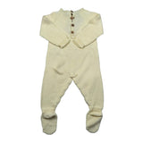 Wedoble Tutina Manica Lunga Tinta Unita con Trafori per Neonato V2507346A GIALLO WEDOBLE 