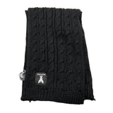 PATRIZIA PEPE sciarpa tinta unita con logo Nero per Bambina 7F0019 NERO PATRIZIA PEPE 