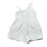 Fun & Fun Tuta Intera Tinta Unita con Applicazioni per Bambina FNCBDR010599 BIANCO FUN & FUN 