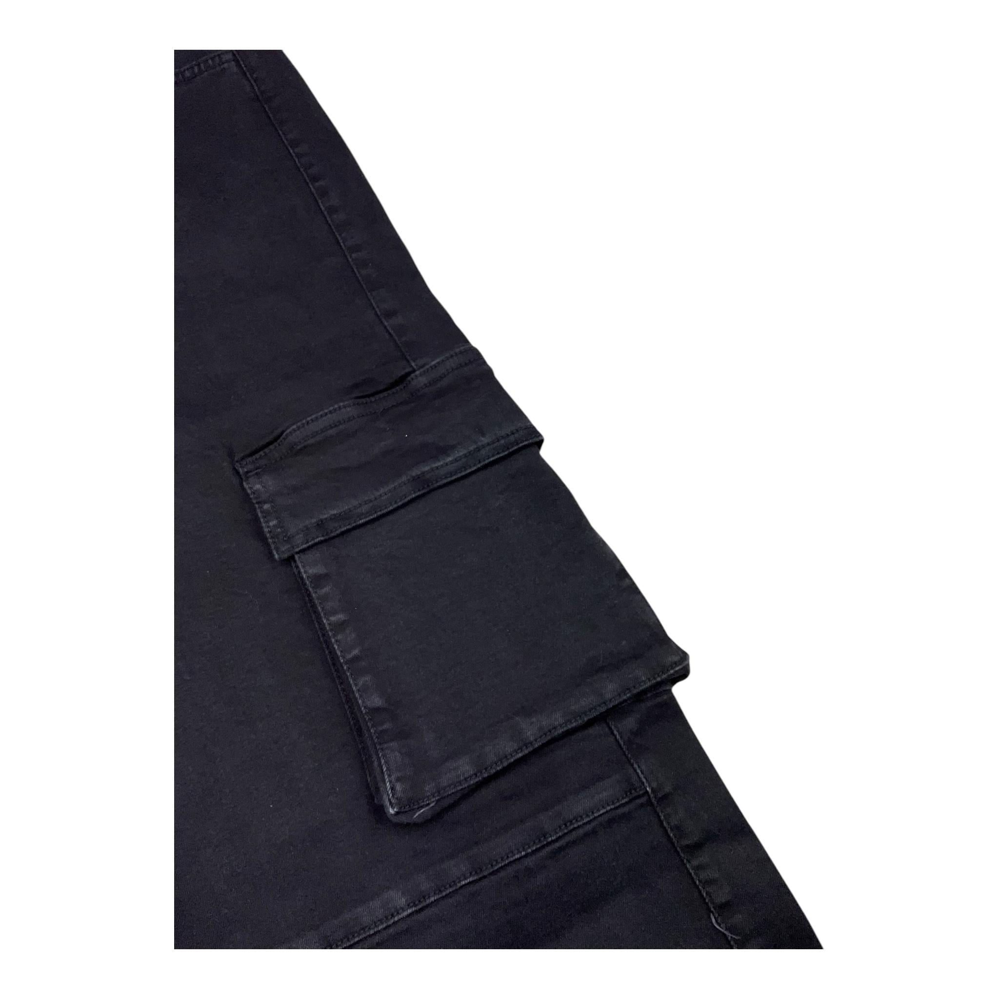 FUN & FUN jeans tinta unita modello palazzo Nero per Bambina FCJPT00734 NERO FUN & FUN 