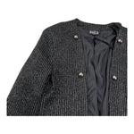 NAICE giacca tinta unita lurex Nero per Bambina 23631 NERO NAICE 