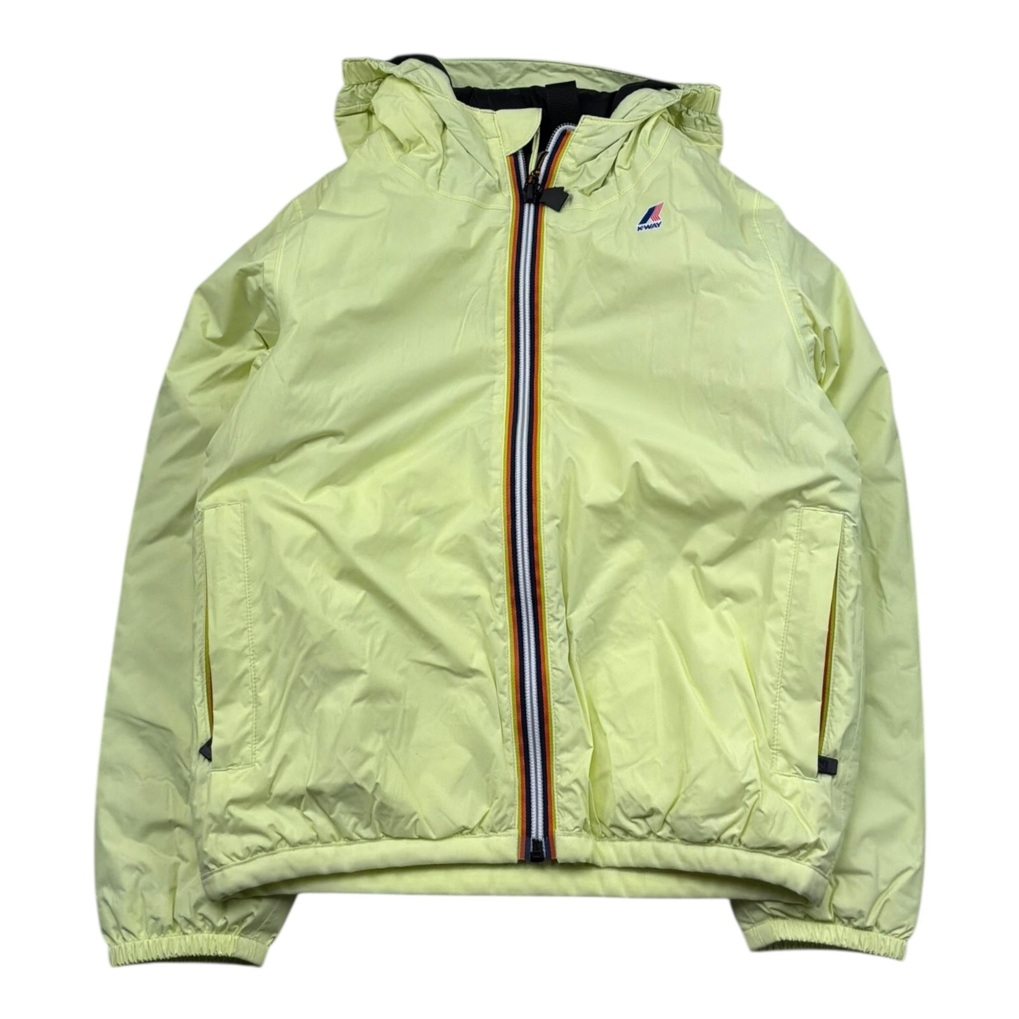 K-Way Giubbino Tinta Unita con Zip E Cappuccio per Bambino K7141FW VERDE K-WAY 
