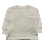 SIVIGLIA shirt girocollo tinta unita con stampa in contrasto Panna per Neonato SVNTS00516 PANNA SIVIGLIA 