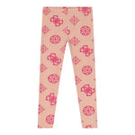 Guess Leggins Tinta Unita con Stampa per Bambina K3YB09J1313 ROSA GUESS 