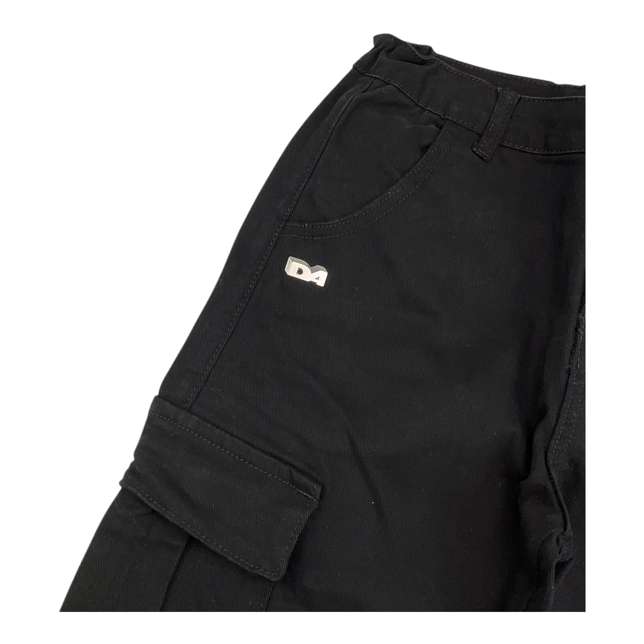 DANIELE ALESSANDRINI pantalone tinta unita cn girovita regolabile Nero per Bambino 1231P00155 NERO DANIELE ALESSANDRINI 