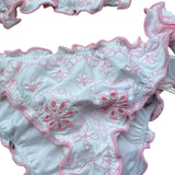 Saint Barth Costume 2 Pezzi Triangolo-Slip per Bambina CRIS01 BIANCO SAINT BARTH 