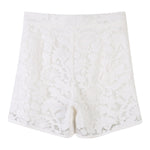 Michael Kors Short tinta unita con Ricami Bianco per Bambina R30413XX BIANCO MICHAEL KORS 