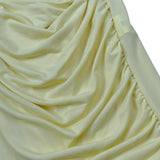 Lu Lu By Miss Grant Abito Giromanica Tinta Unita per Bambina LL3506 GIALLO LU LU BY MISS GRANT 