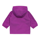 K-Way Giubbino Tinta Unita con Zip E Cappuccio per Bambina K2148NW VIOLA K-WAY 