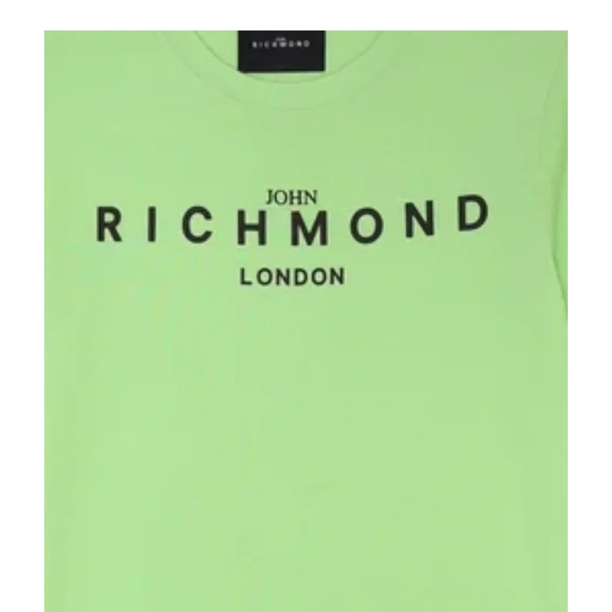 John Richmond Completo 2 Pezzi T-Shirt-Bermuda Bicolore per Bambino RBP25008CJX VERDE JOHN RICHMOND 