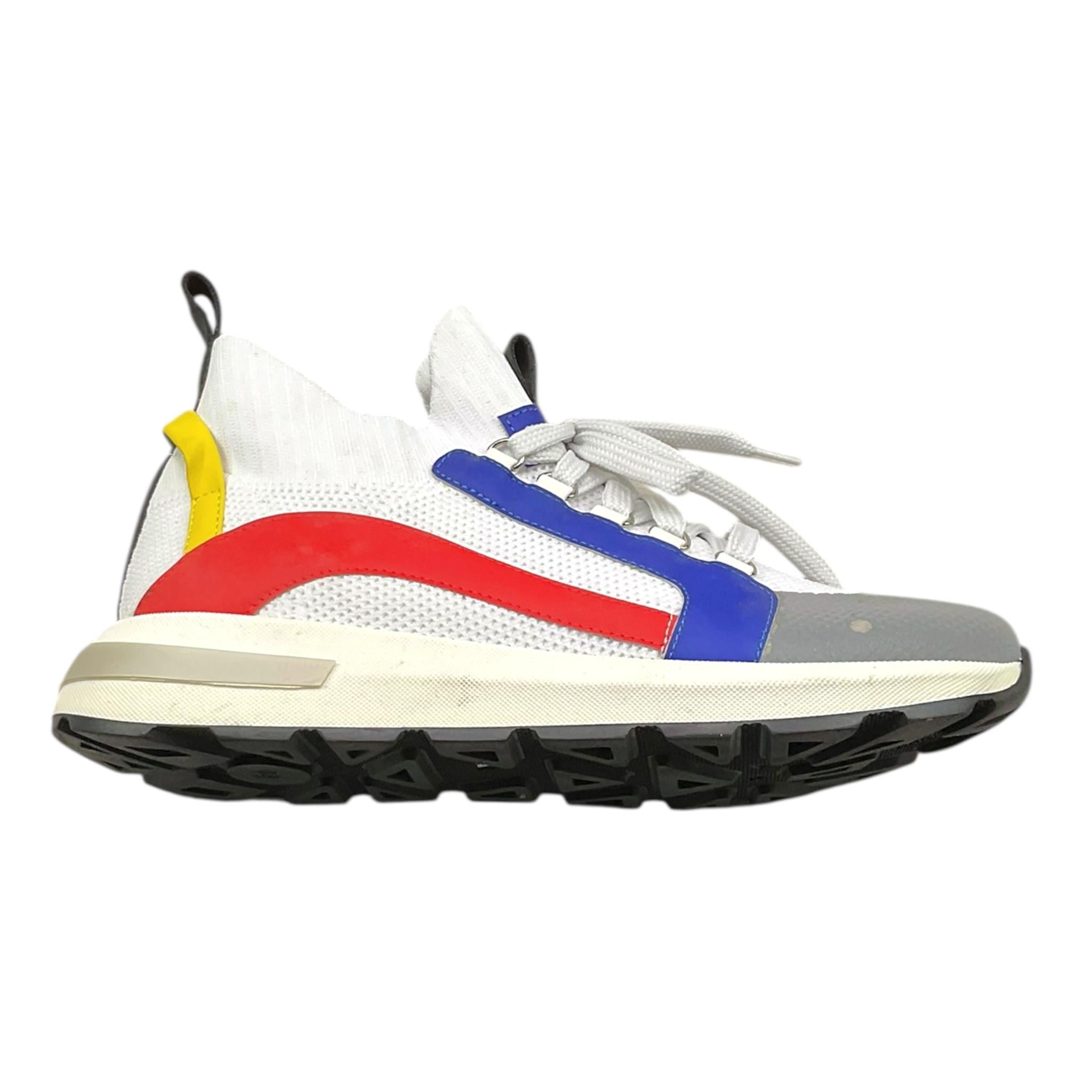 DSQUARED2 sneakers tinta unita con lacci e fantasia Bianco per Bambino 67053 BIANCO DSQUARED2 