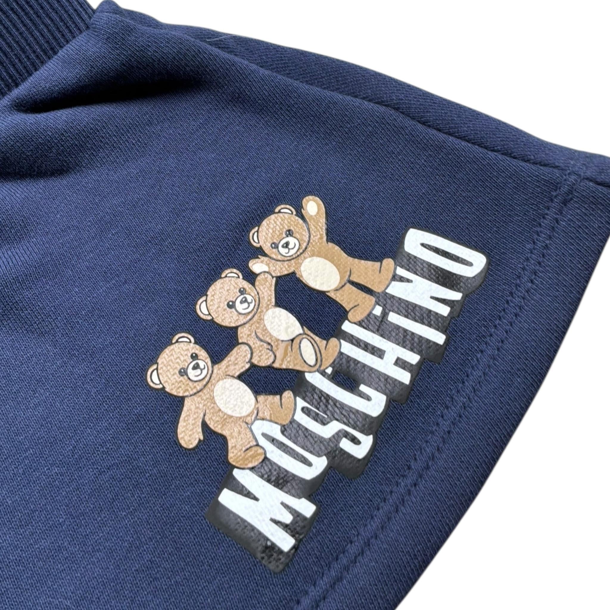 Moschino Completo 2 Pezzi Felpa-Gonna Tinta Unita per Neonata MTF060 BLU MOSCHINO 