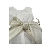 abito cerimonia giromanica tinta unita TM448 BIANCO MAGNIFICA LULU 