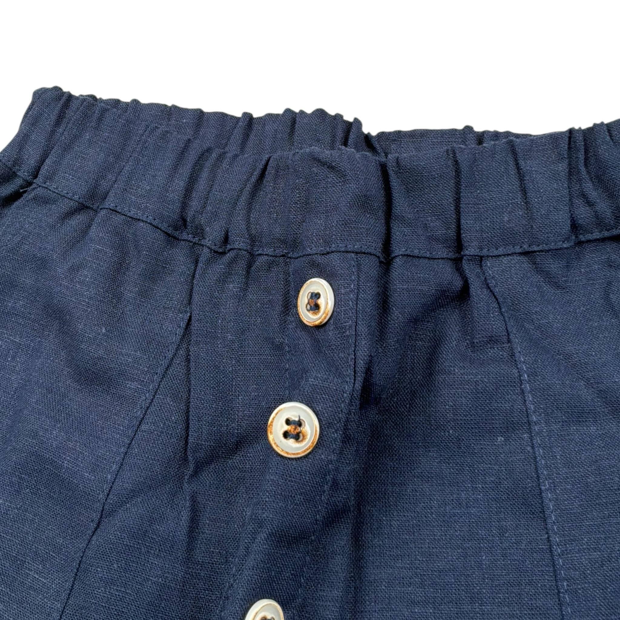 Babyvip Pantalone Tinta Unita con Elastico In Vita per Neonato T7800 BLU BABYVIP 