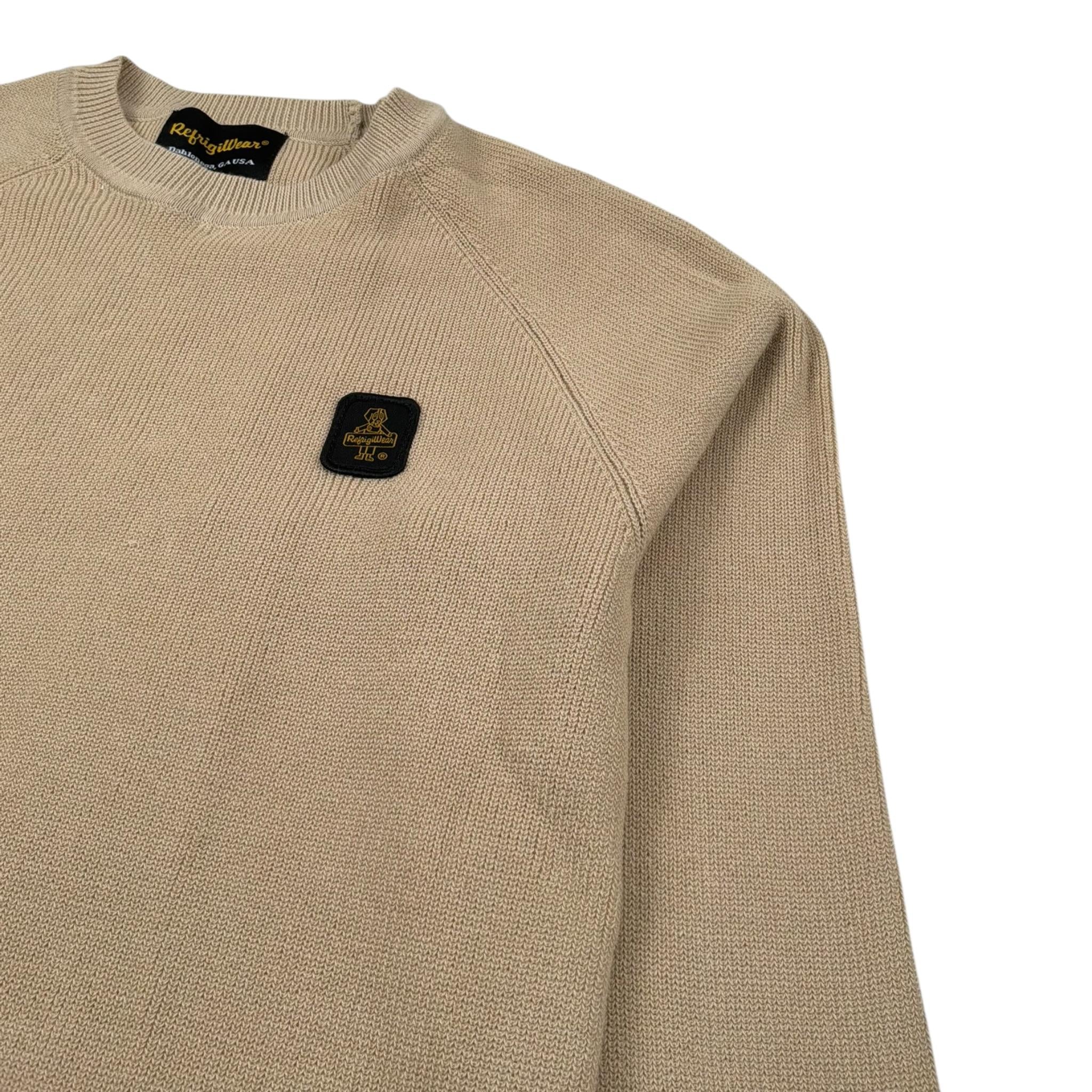 Refrigiwear Maglia Girocollo Tinta Unita per Bambino 133MRMJS25 BEIGE REFRIGIWEAR 