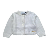 Moschino Cardigan Tinta Unita per Neonata MDW016 PANNA MOSCHINO 
