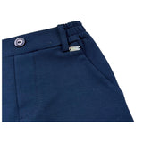 Le Bebe' Bermuda Tinta Unita con Elastico In Vita per Neonato LBB5365 BLU LE BEBE' 