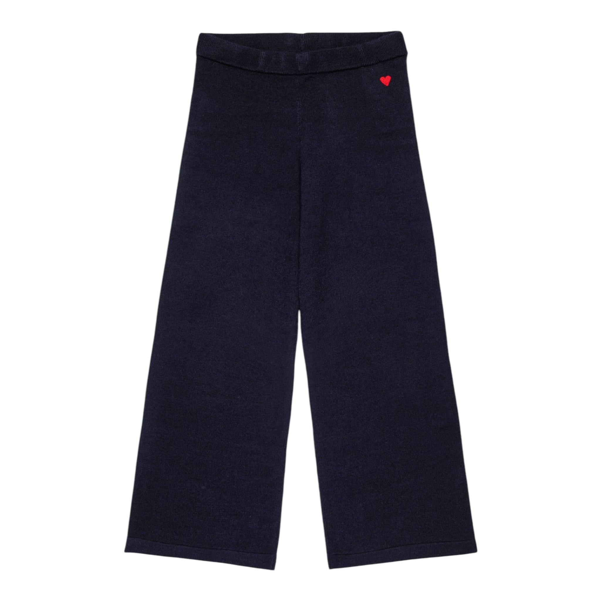 MAX&Co. pantalone tinta unita modell palazzo Blu per Bambina MX0071 BLU MAX&Co. 