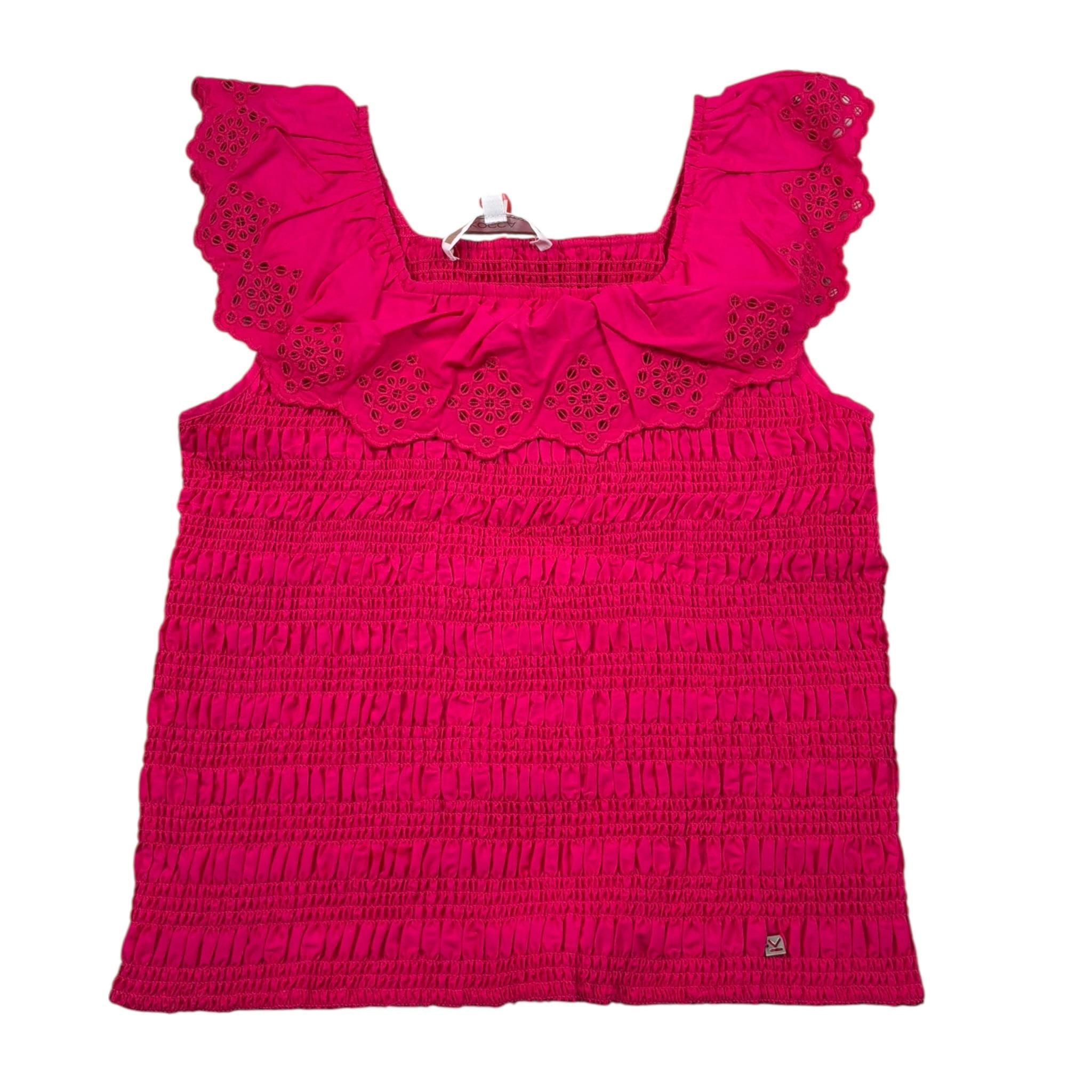 Kocca Canotta Giromaica Tinta Unita per Bambina IORMANU FUXIA Kocca 