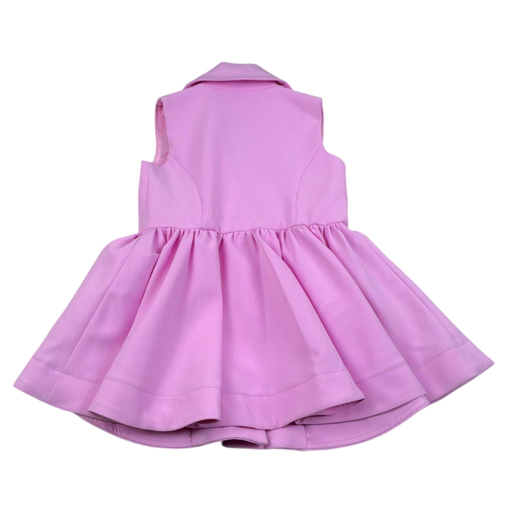 Petit Posh Abito Modello Giacca Tinta Unita Giromanica per Neonata GFBS25052VEN ROSA PETIT POSH 
