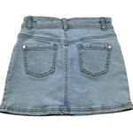 Trussardi Gonna In Denim Tinta Unita con Girovita Regolabile per Bambina TGP26020GO AZZURRO TRUSSARDI 
