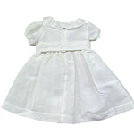 Le Bebe Abito Mezza Manica Tinta Unita per Neonata LBG6319 BIANCO LE BEBE 