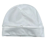 Bimbalo' Cappello tinta unita con Ricami Bianco per Neonata CAL11P BIANCO BIMBALO' 