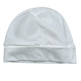 Bimbalo' Cappello tinta unita con Ricami Bianco per Neonata CAL11P BIANCO BIMBALO' 