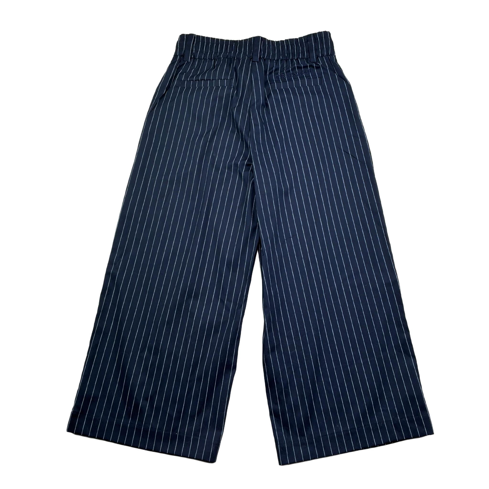 Trussardi Pantalone Modello Palazzo Tinta Unita per Bambina TGP26085PA BLU TRUSSARDI 