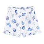 Monnalisa Short Tinta Unita con Fantasia per Bambina 11C413 BIANCO MONNALISA 