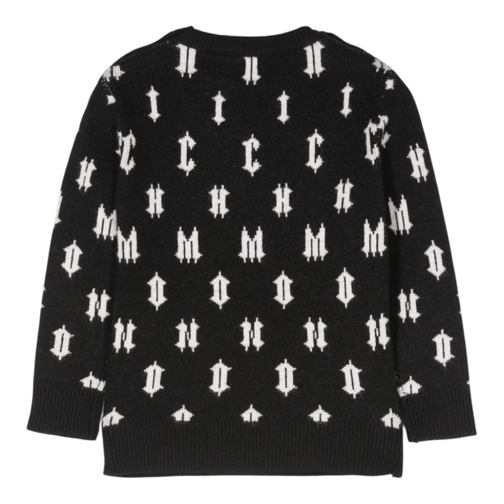 JOHN RICHMOND maglia tinta unita girocollo logata Nero per Neonato RIA24033MA NERO JOHN RICHMOND 