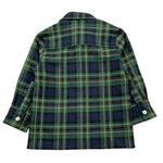 TRUSSARDI camicia manica lunga fantasia scozzese Verde per Neonato TIA25053CA VERDE TRUSSARDI 