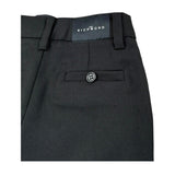 John Richmond Pantalone Tinta Unita con Girovita Regolabile per Neonato RIP26118PA NERO JOHN RICHMOND 