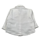 M+E' Camicia Manica Lunga Tinta Unita per Bambino UE0448 BIANCO M+E' 