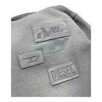 DIESEL felpa tinta unita con cappuccio e applicazioni Grigio per Bambino J01961 GRIGIO DIESEL 